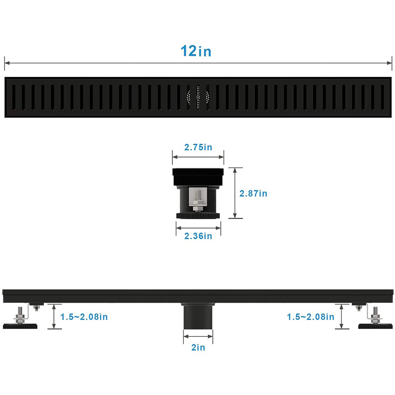 SS-FD01 Drenaj de podea liniar dreptunghiular